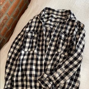 Madewell check button down
